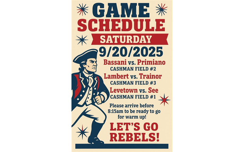 In-House Week 3 Schedule