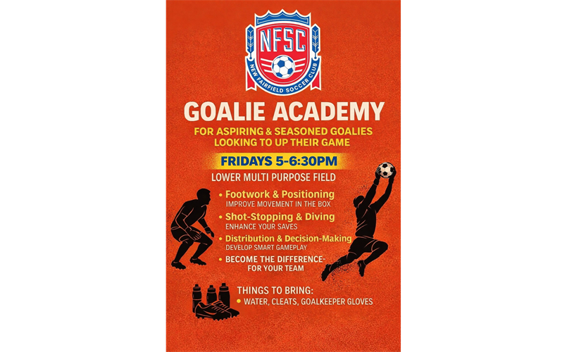 Goalie Clinics are back for spring 2026!