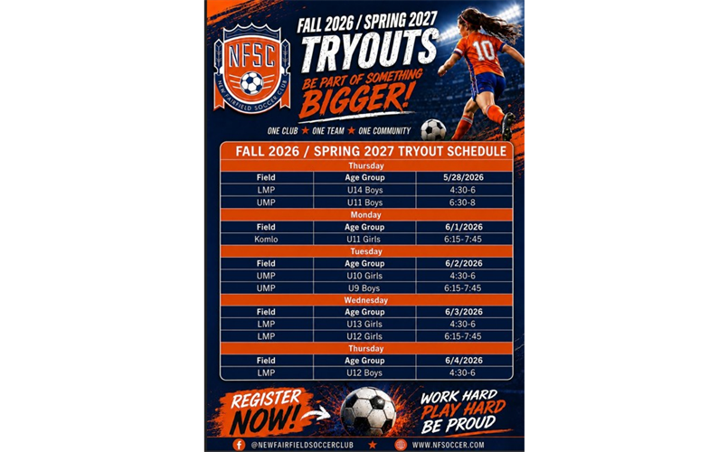NFSC Tryouts NOW - MUST REGISTER TO TRYOUT